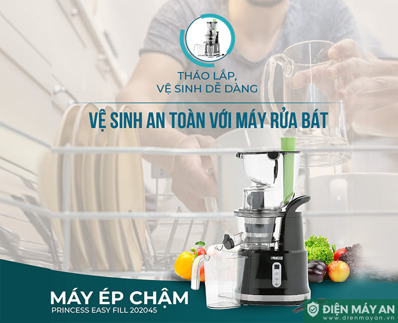 Máy Ép Chậm Princess Easy Fill